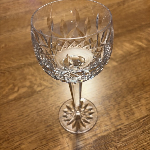Waterford Other - 1 Vintage Waterford Cut Crystal 7 3/8" Hock / Balloon Wine Glasses LISMORE